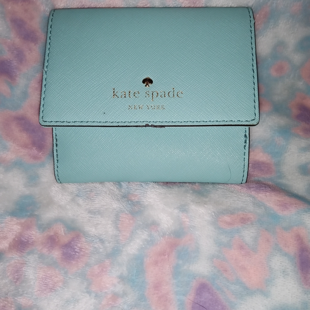 Kate Spade Tiffany Blue 6 Card Slot